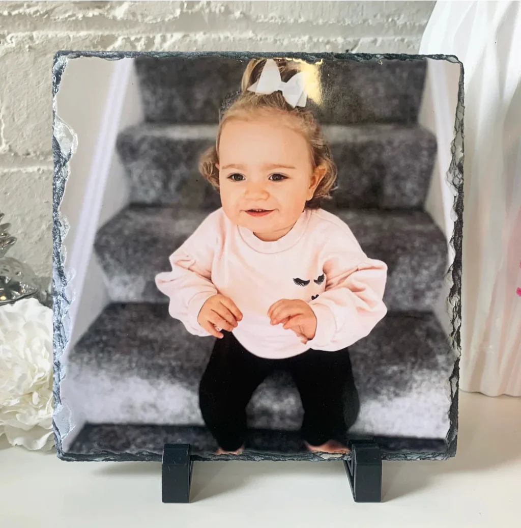 Gloss Baby/Children Photo Slate (19cm) - Image 3