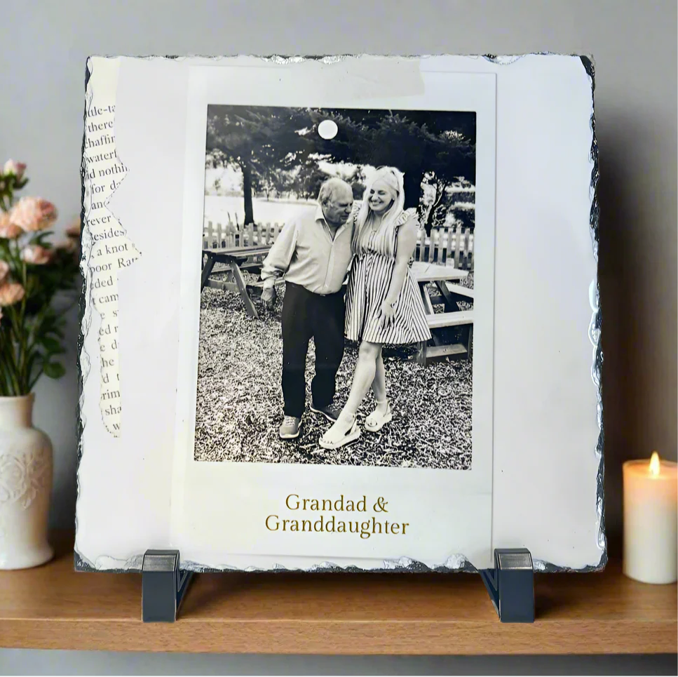 Black and White Polariod Newsclip Design
