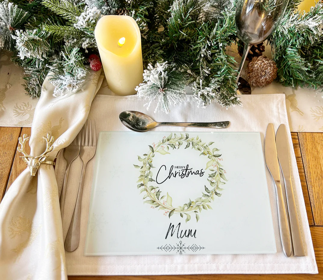 Christmas Table Placemat (Wreath) - Image 3