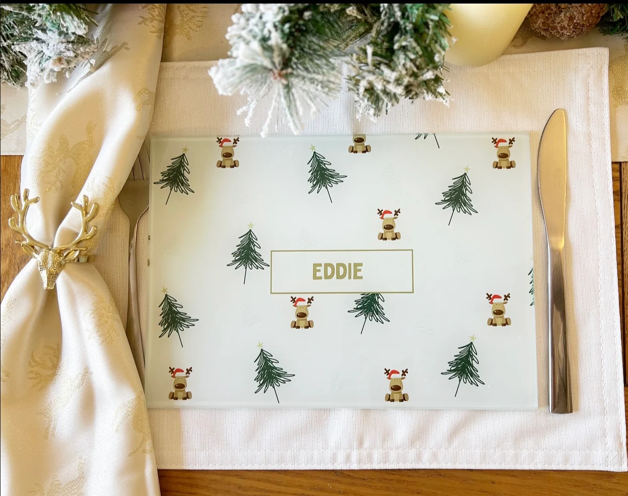 Christmas Table Placemat (Reindeer) - Image 7