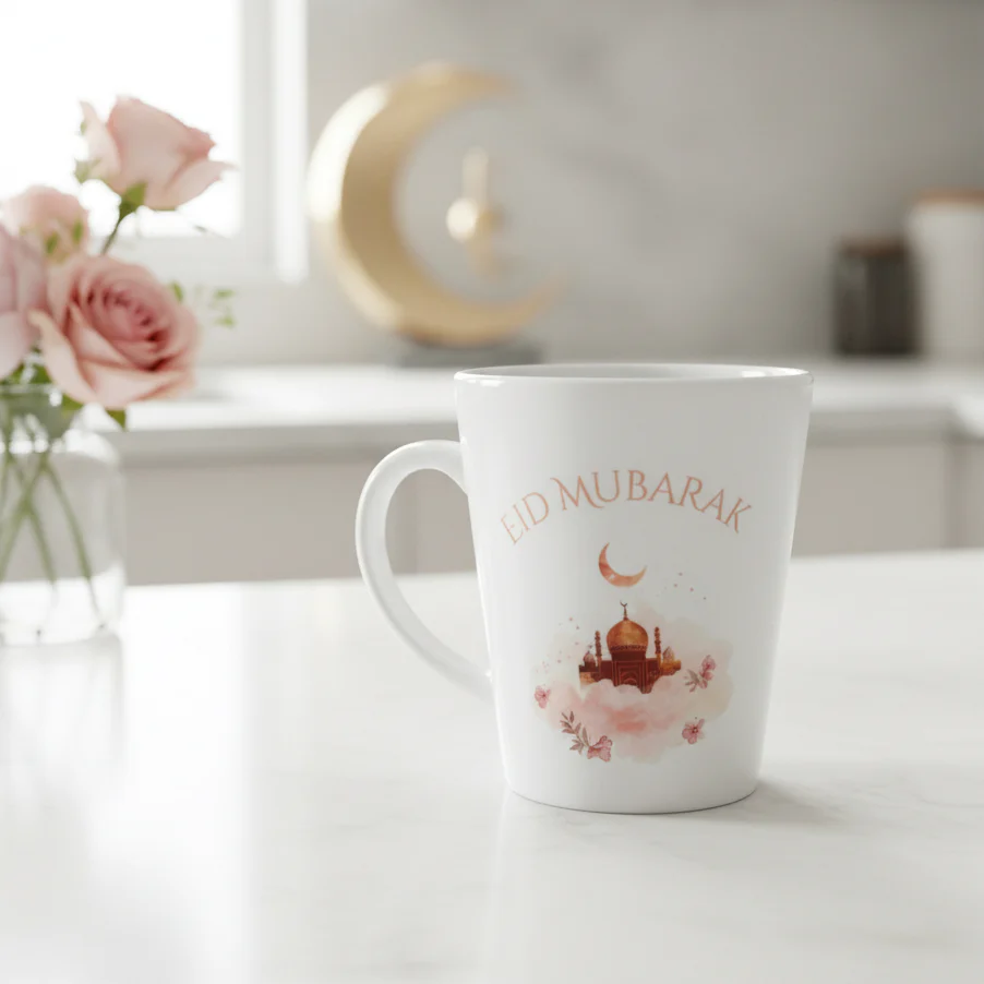 Eid Pink Latte Mug