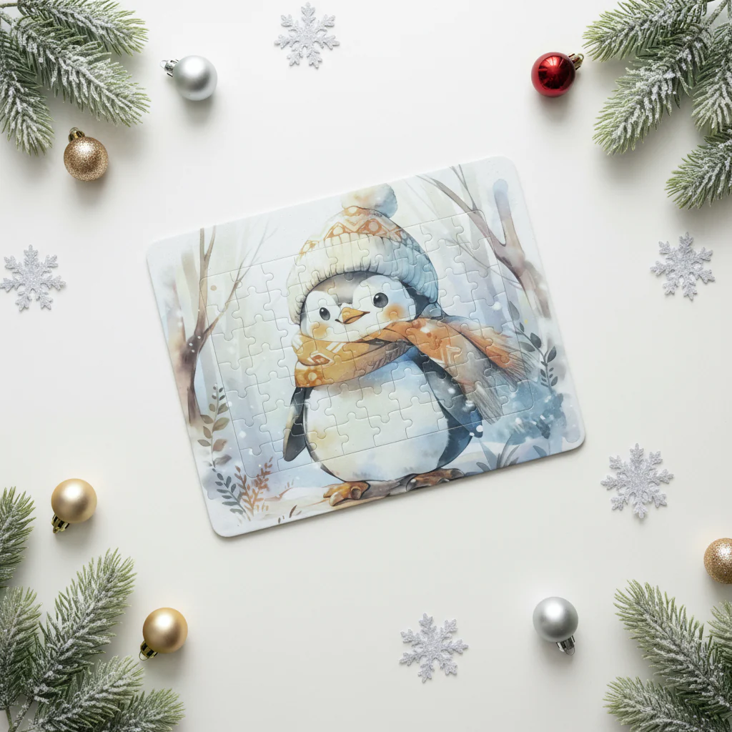 Penguin Frame Jigsaw