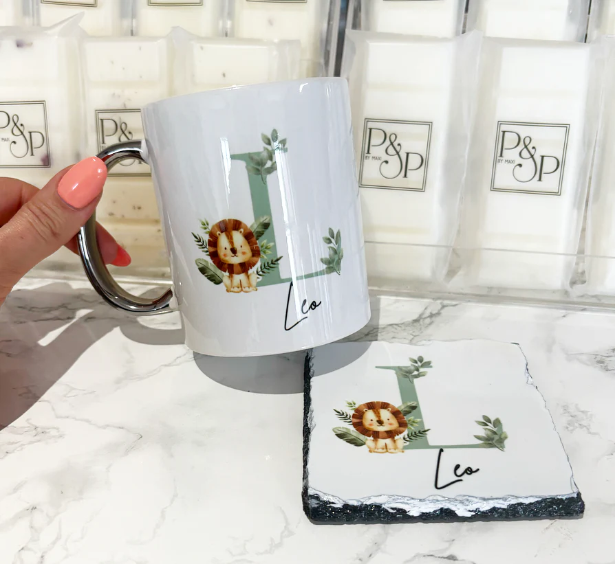 Green Initial with Lion (Various Products) - Image 2