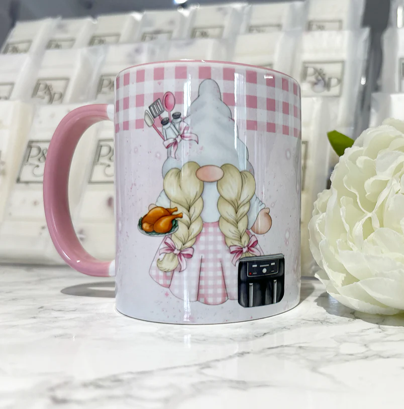 Lady Airfryer Wrap Around Gonk Mug
