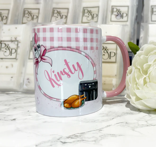 Lady Airfryer Wrap Around Gonk Mug - Image 2