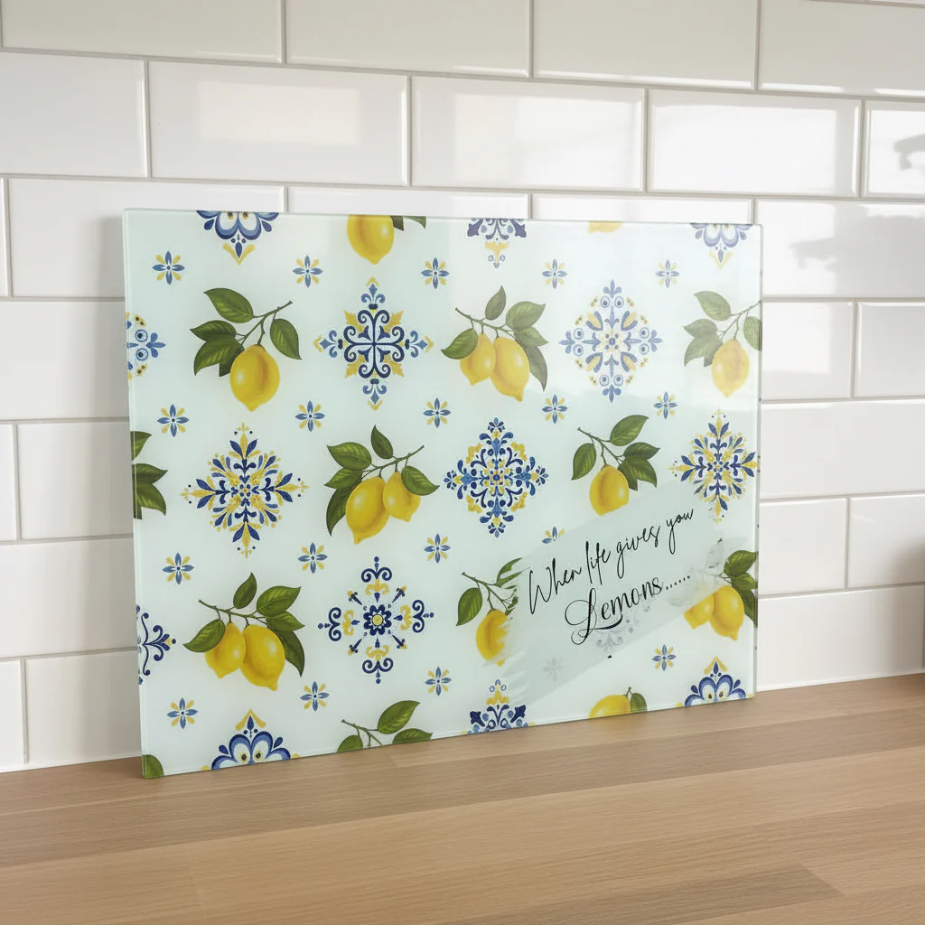 Lemon A3 Chopping Board - Image 2