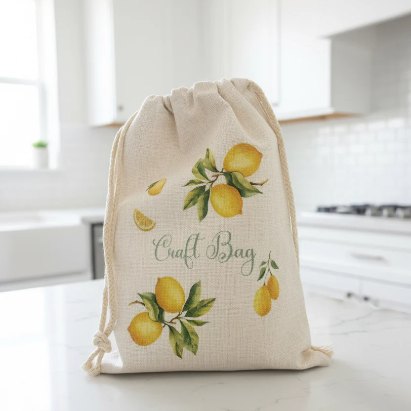 Lemon Linen Sack
