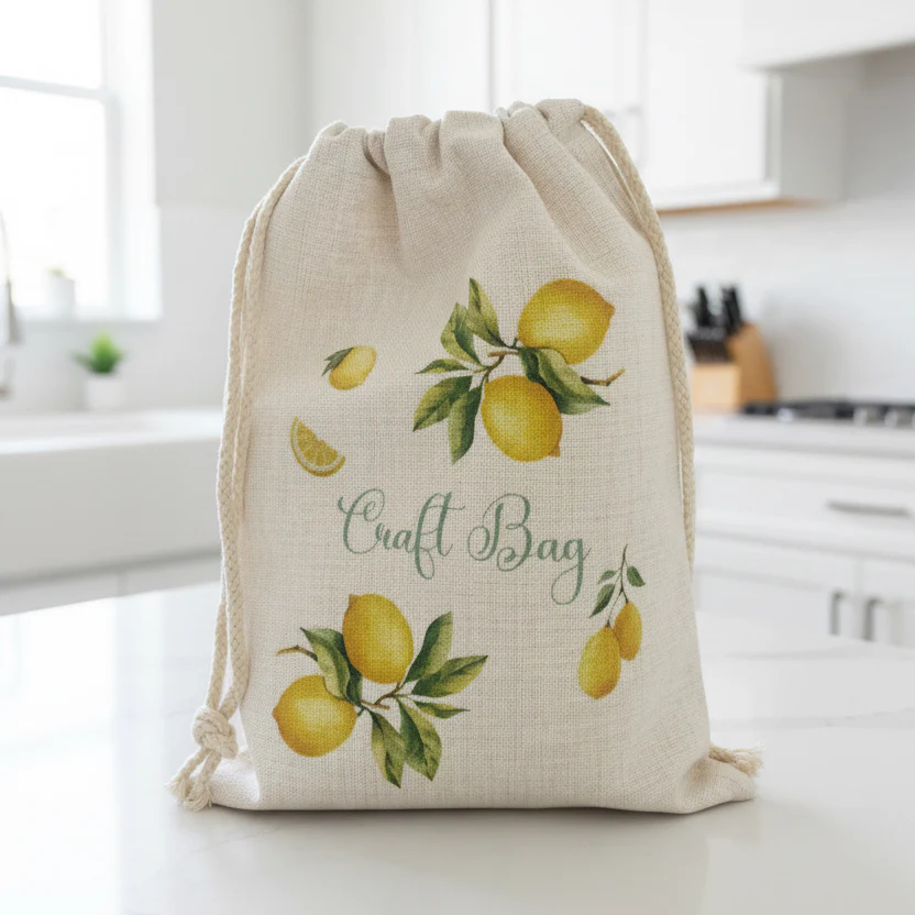 Lemon Linen Sack - Image 2