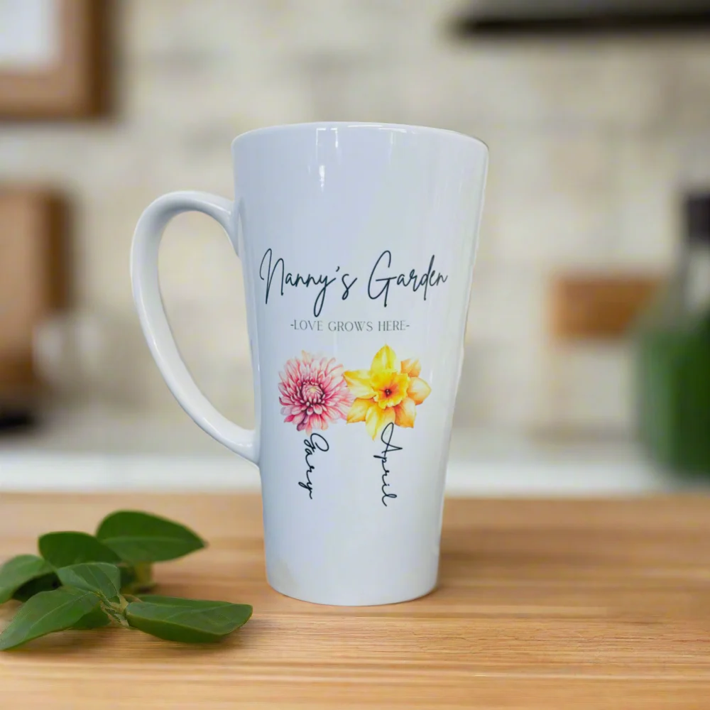 “Love Grows Here” Mugs - Personalised