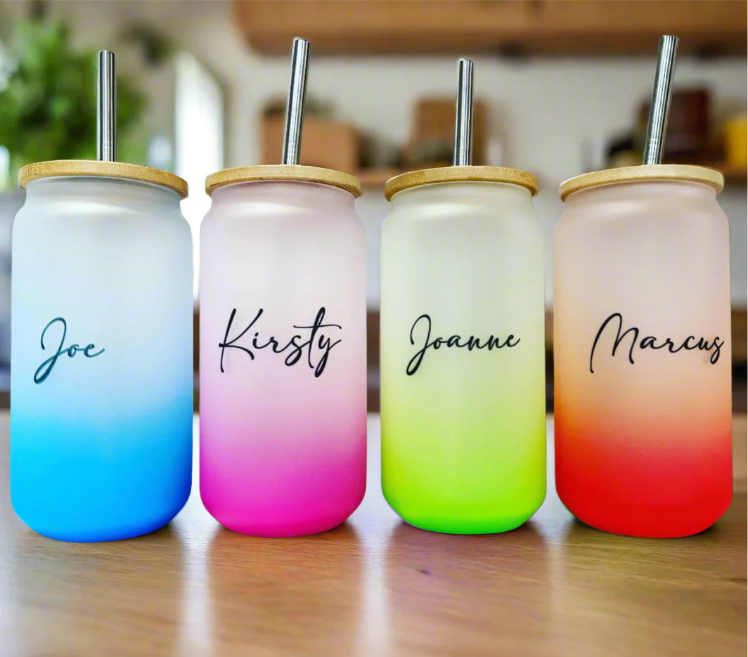 Name Neon Bamboo Tumbler 18oz - Image 5