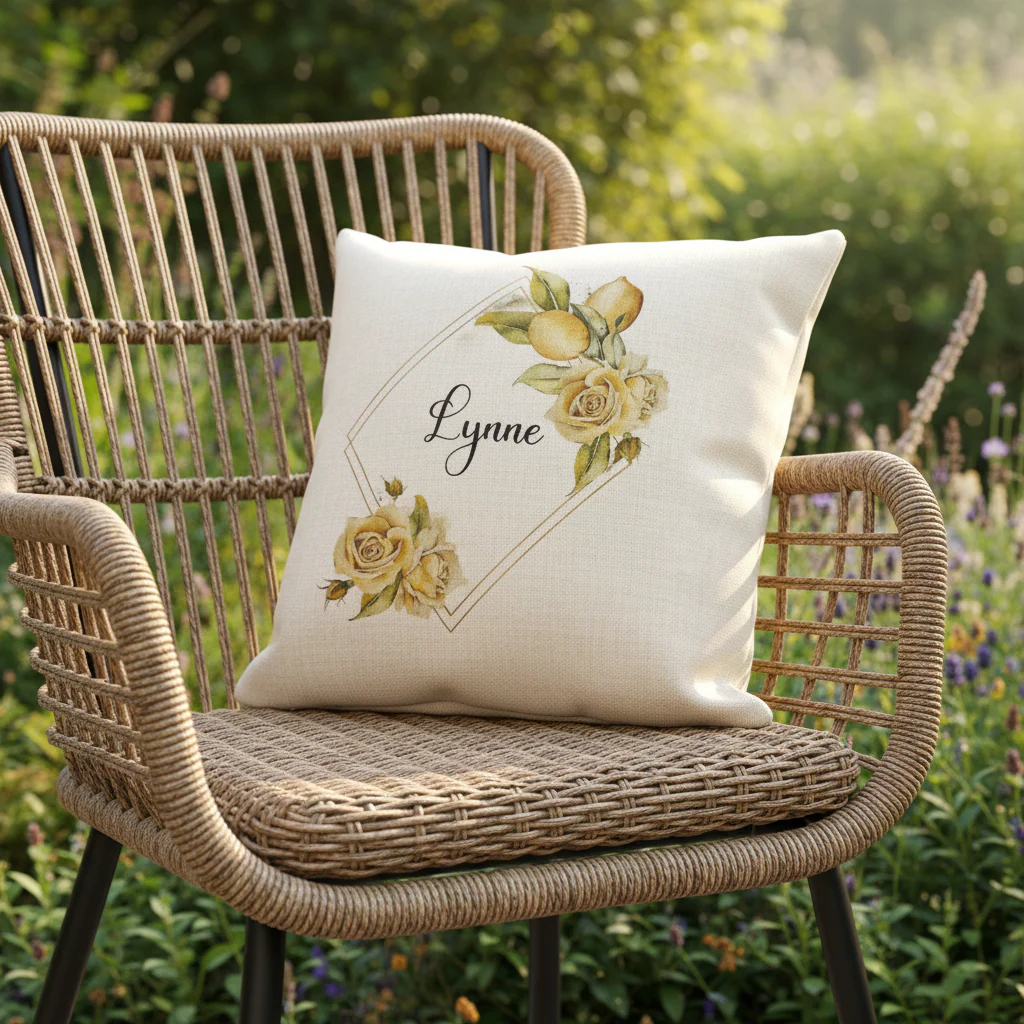 Name Lemon Wreath Design (Various Products) - Image 2