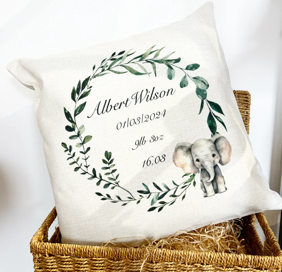 New Arrival Cushion with Elephant 45cm - Image 3