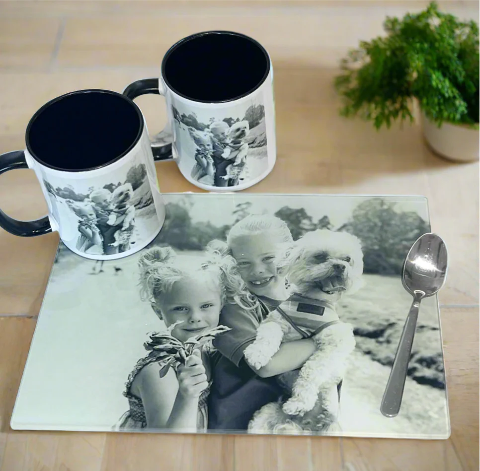 A4 Rectangle Smooth Photo Chopping Board only - Image 3