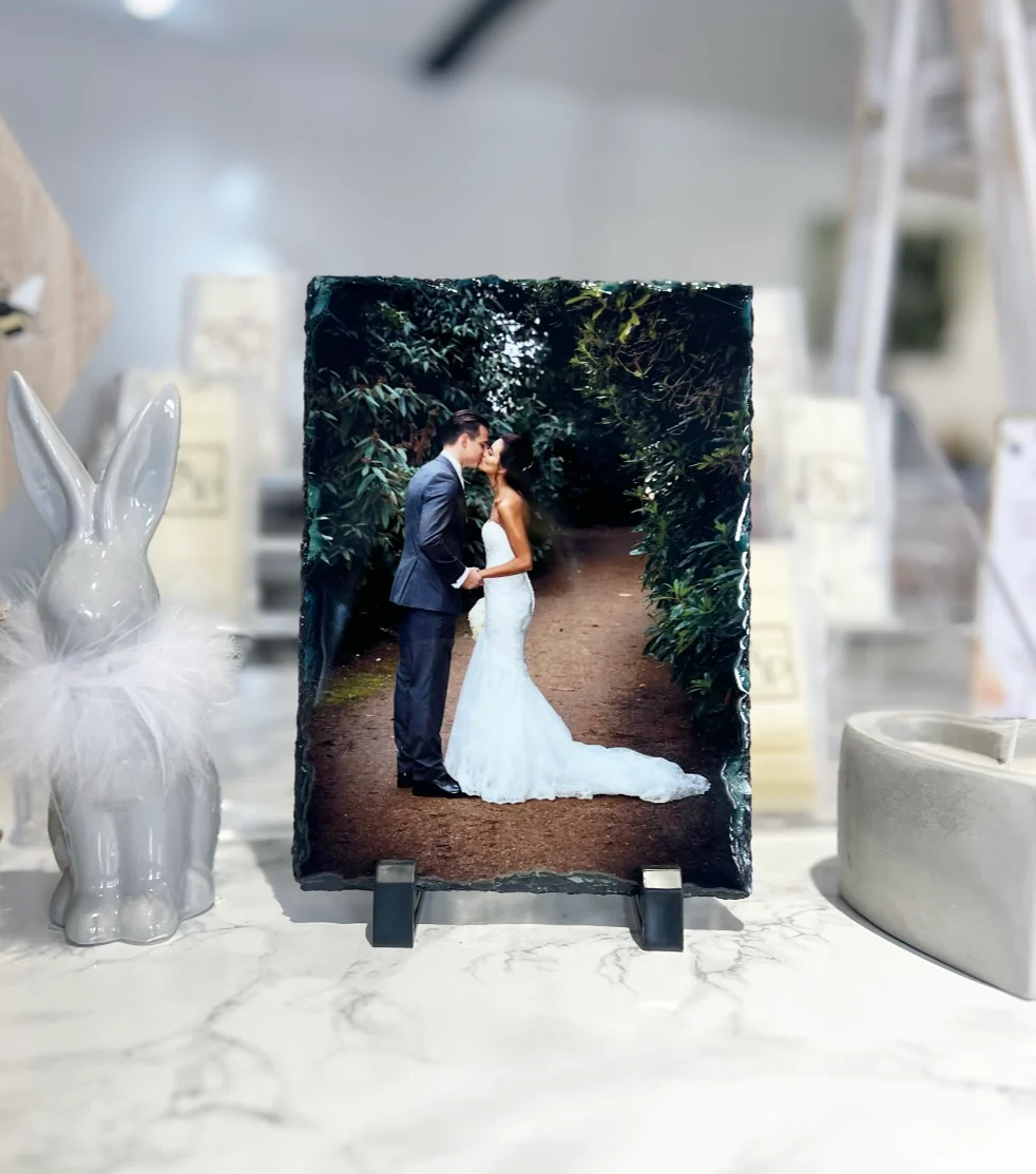 MATT Rectangle Photo Slate Portrait or Landscape (20cm x15) - Image 3