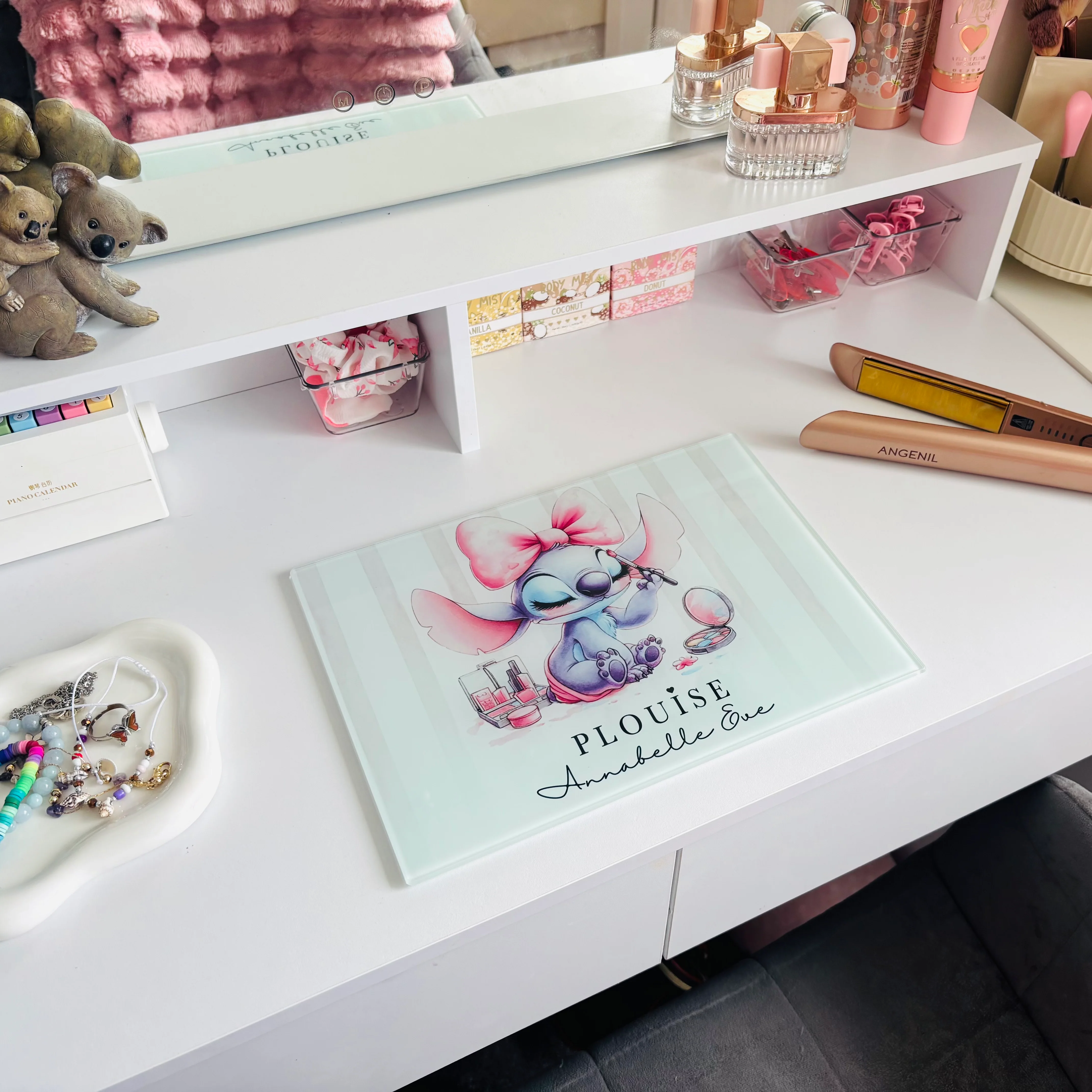 Rectangle Smooth Makeup Glass Board