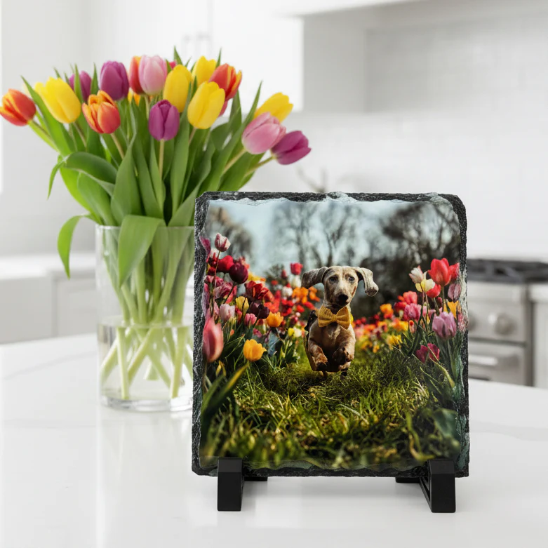 Small Gloss Photo Slate 14cmx14cm - Image 4