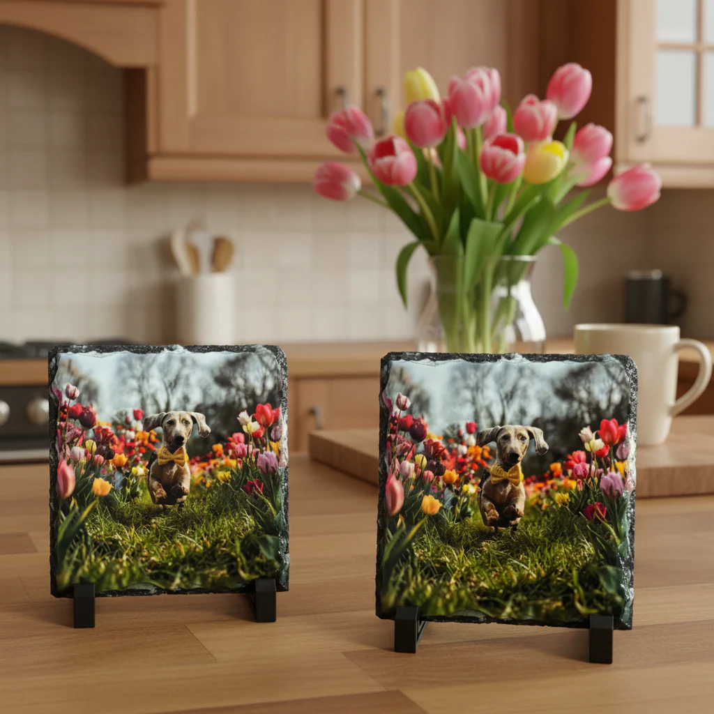 Small Gloss Photo Slate 14cmx14cm - Image 5