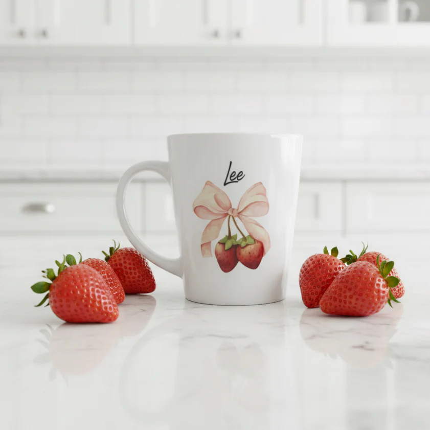 Strawberry latte Ceramic Mug