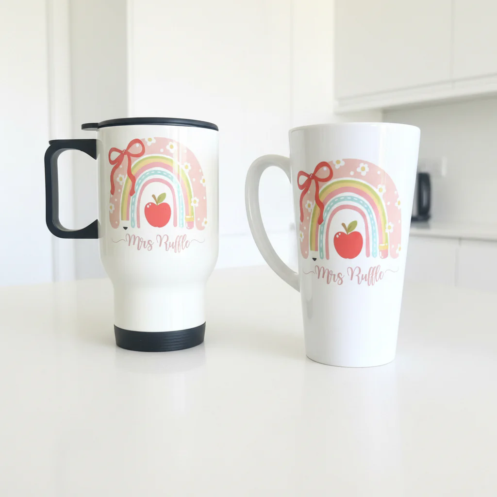 Teacher Travel Mug 14oz and Mini Latte Bundle